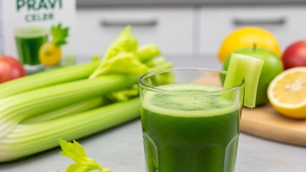 Celery Juice with Pravi Celer