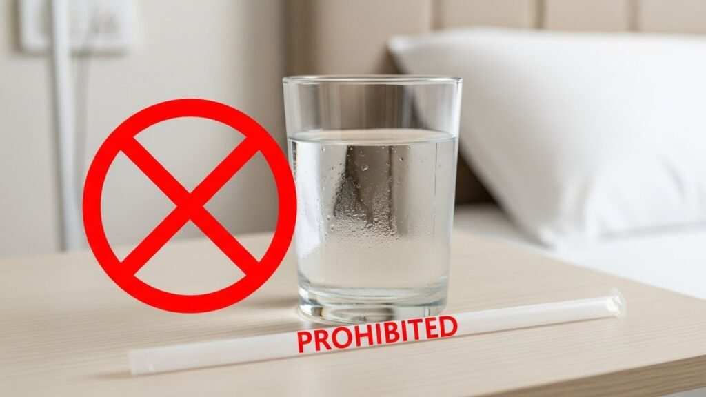 Post-Op Safety (The No Straws Rule)