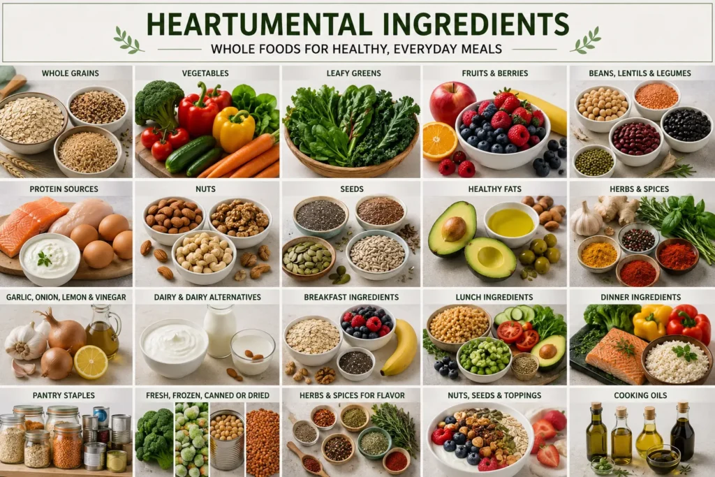 Best Heartumental Ingredients for Balanced Everyday Meals