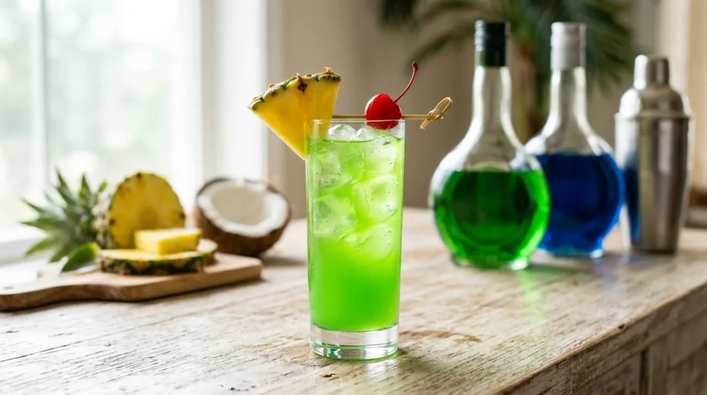 Liquid Maria Juana Drink Recipe Easy Green Tropical Cocktail