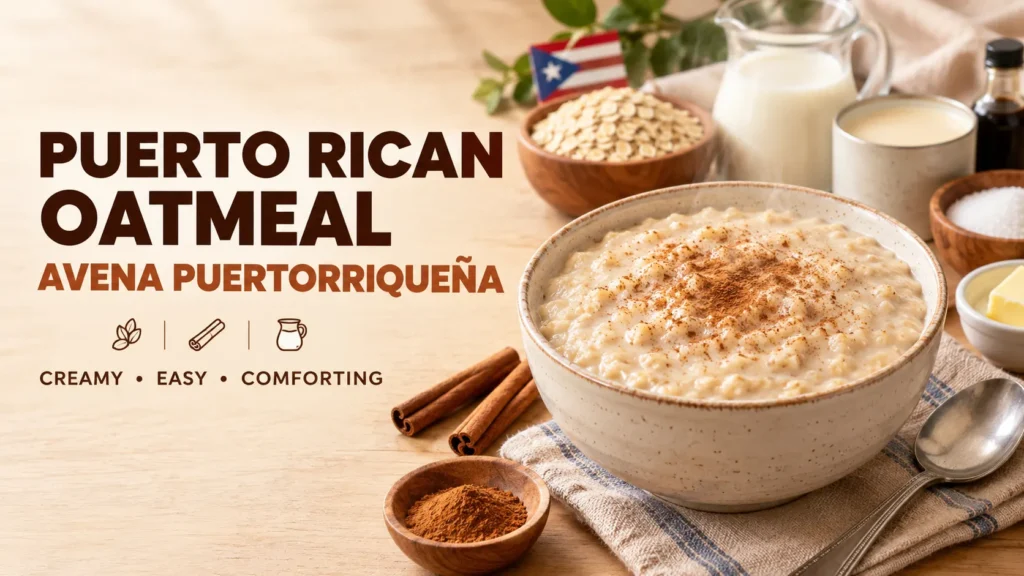 Puerto Rican Oatmeal Avena Recipe - Creamy & Easy