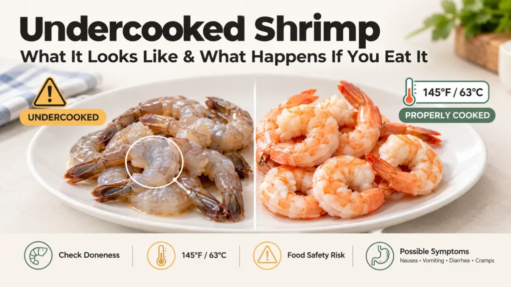 Undercooked Shrimp Risks, Symptoms & Safe Cooking